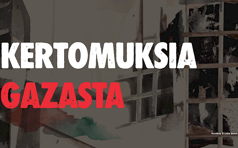 Suomalaiset teatterit lukevat gazalaisten lasten kertomuksia